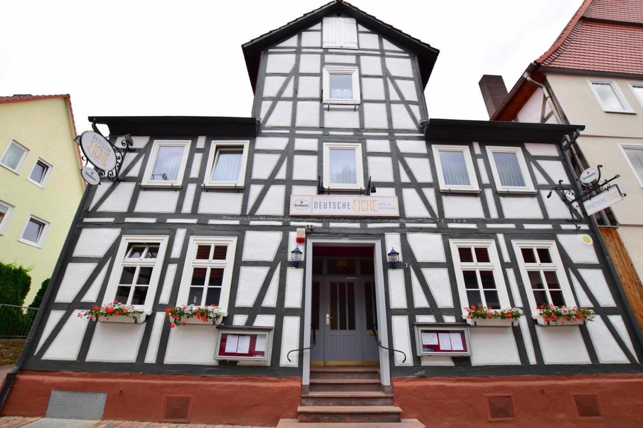 Landhotel Restaurant Deutsche Eiche Grebenstein Exterior foto